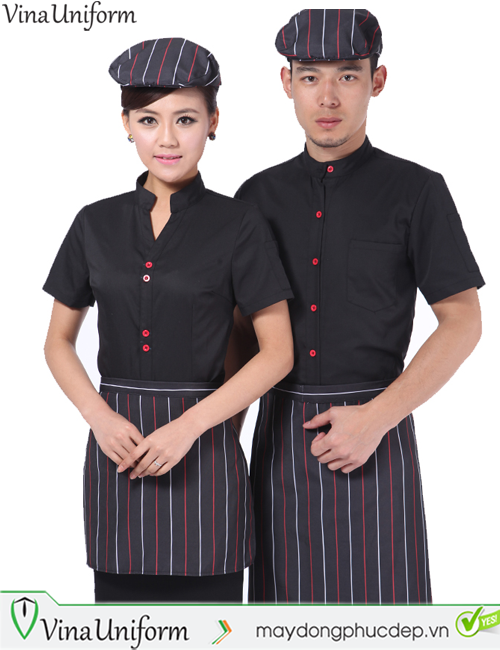 Áo đồng phục nhà hàng là một trong những điều quan trọng nhất cho bất kỳ nhà hàng nào đang tìm cách nâng cao chất lượng dịch vụ của mình. Chúng tạo ra sự đồng đều và chuyên nghiệp cho nhân viên phục vụ của bạn. Hình ảnh liên quan sẽ cho bạn thấy những thiết kế đa dạng và phong phú của áo đồng phục nhà hàng được sản xuất tại Việt Nam.